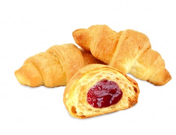 Круасанчик з начинкою зі смаком вишні KBV